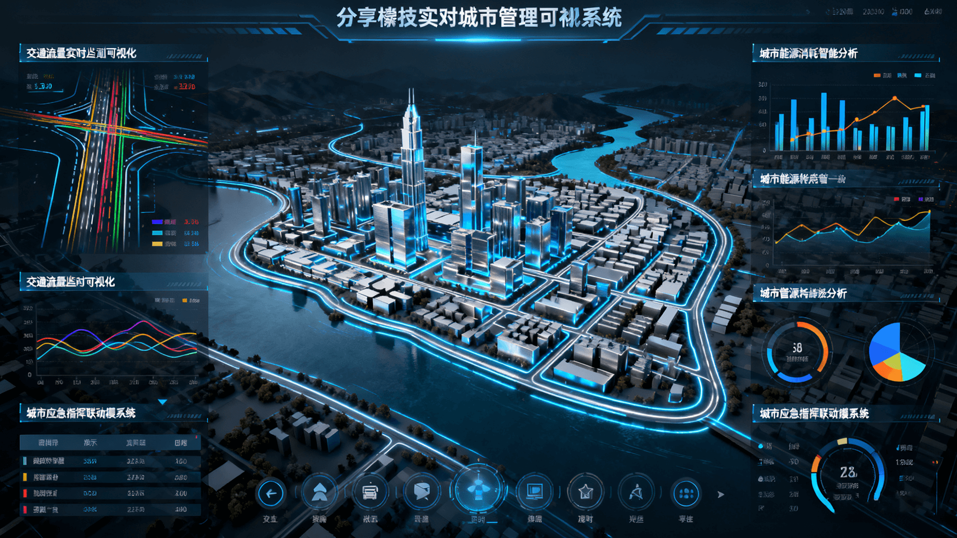 城市数字孪生可视化系统